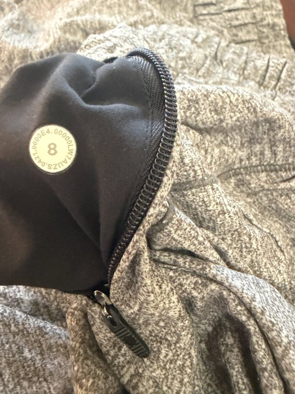 lululemon Track That Mid-Rise Lined Short 5" Heather Lux Multi Black Size 8 - Picture 5 of 5